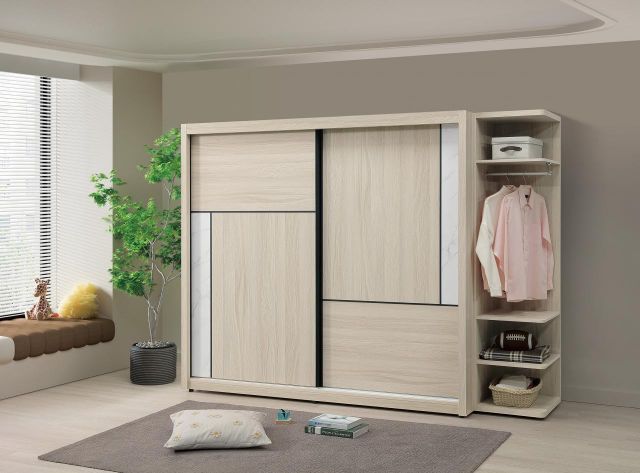 萊米克7.5 × 7尺推門高衣櫥